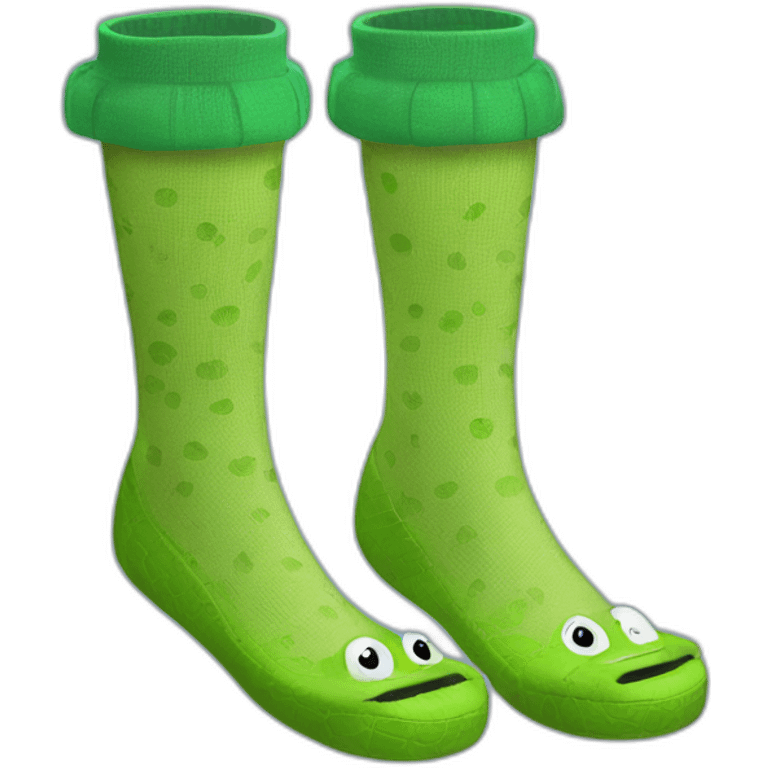 crocs socks emoji