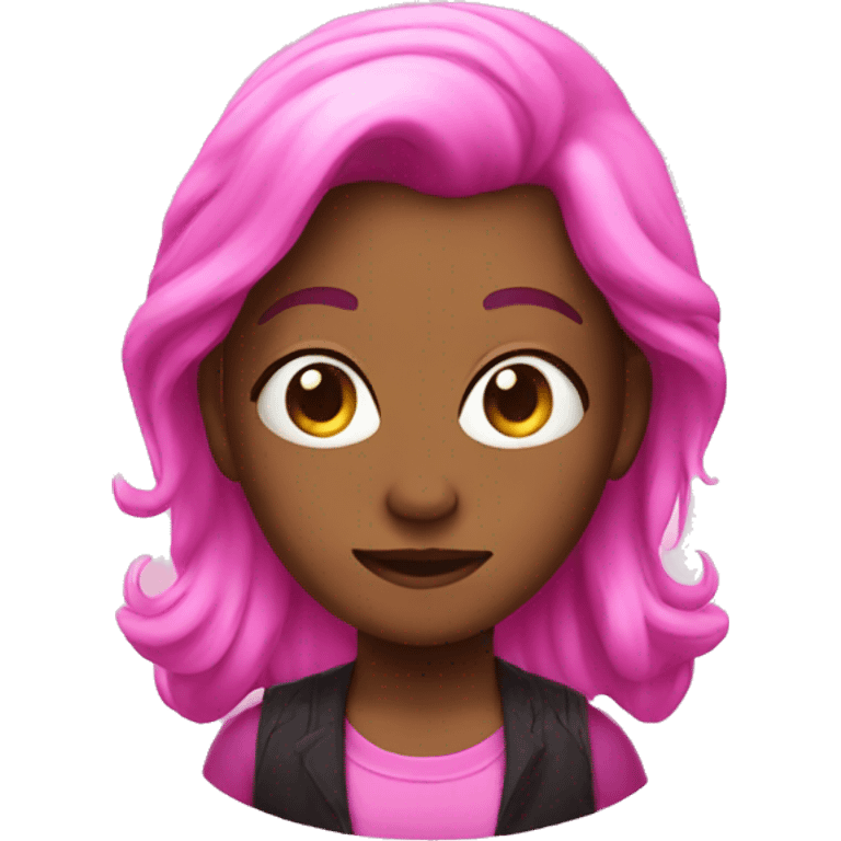 Pink magic emoji