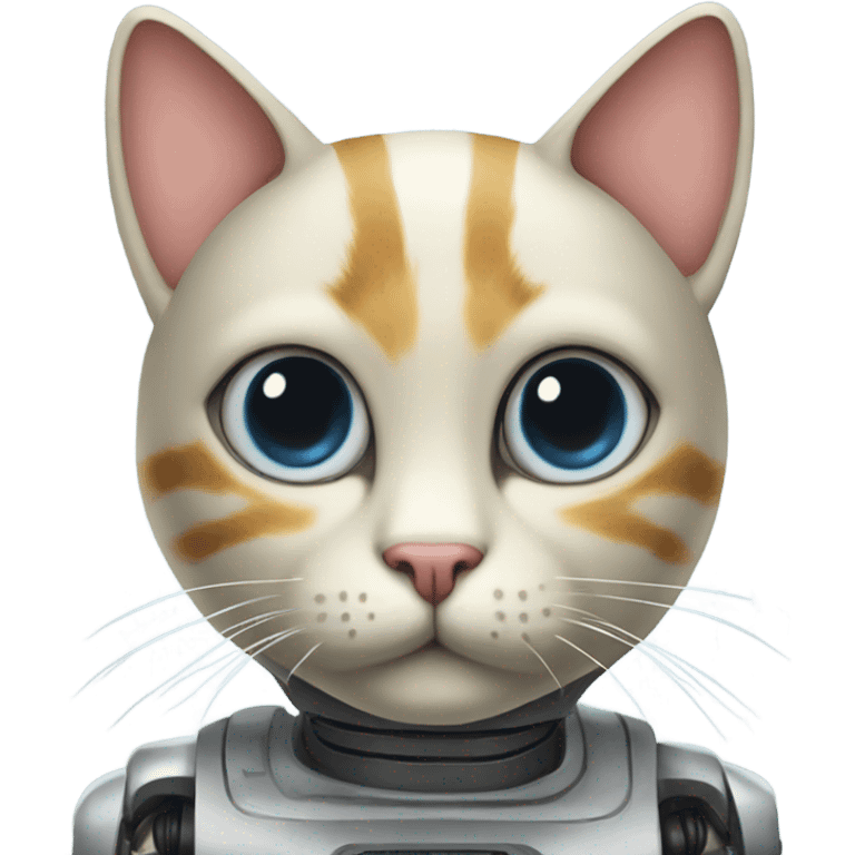 Robot cat emoji