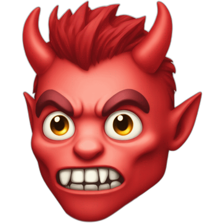 diable rouge monster emoji