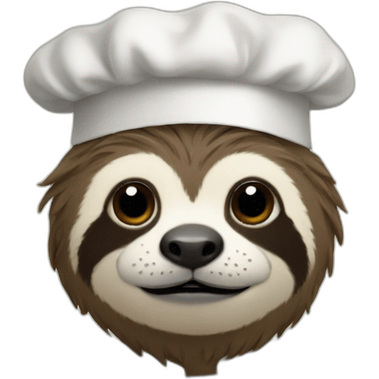 chef sloth emoji