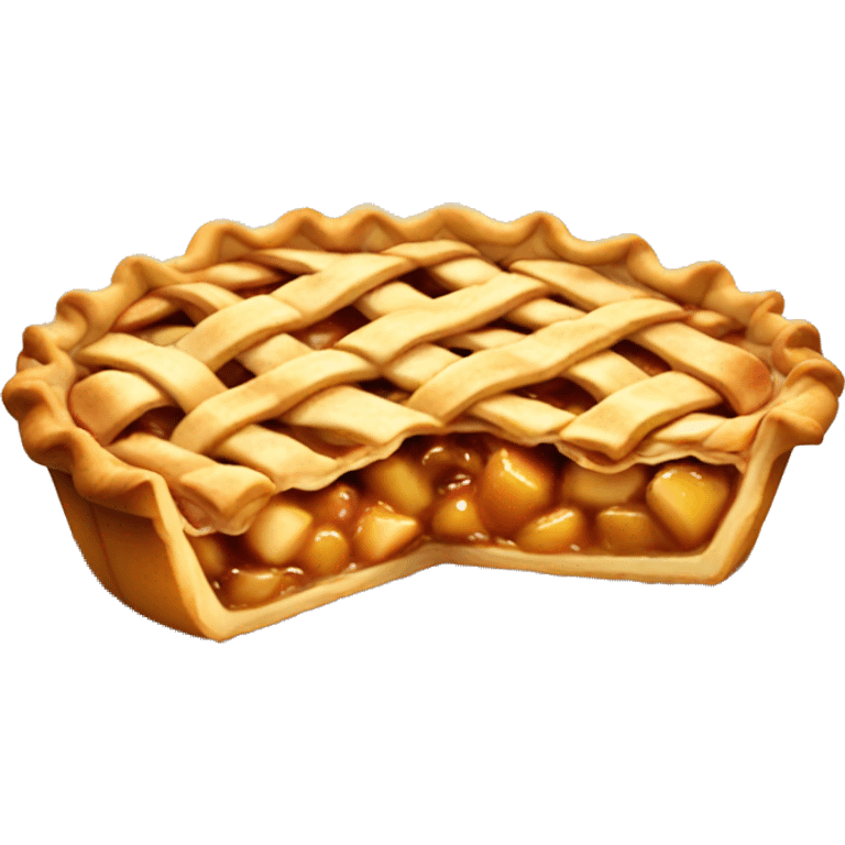 yummy apple pie emoji