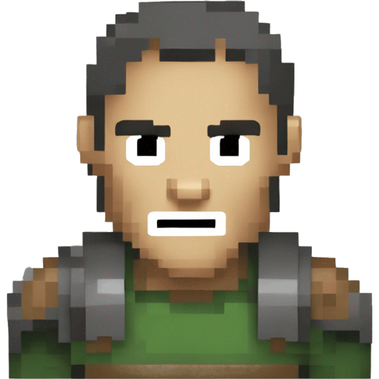 doom guy pixelated emoji