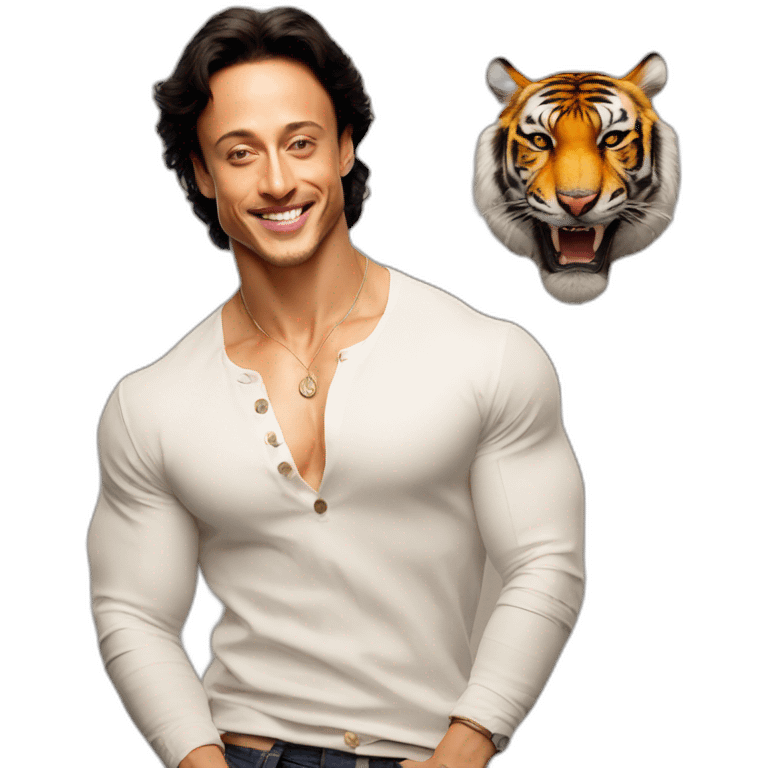 Tiger shroff  emoji