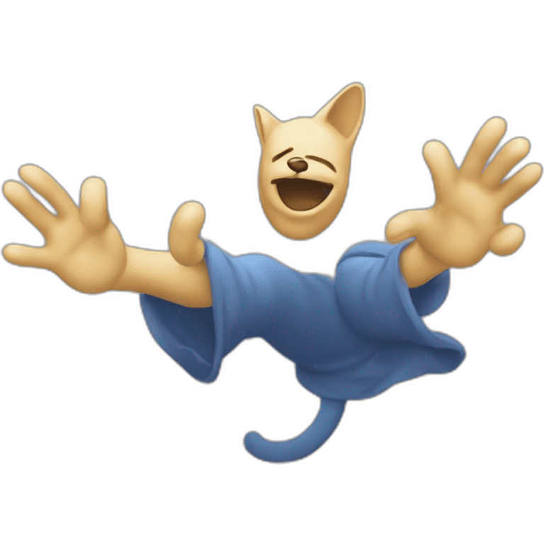 Chat qui fait un pouce en l’air emoji