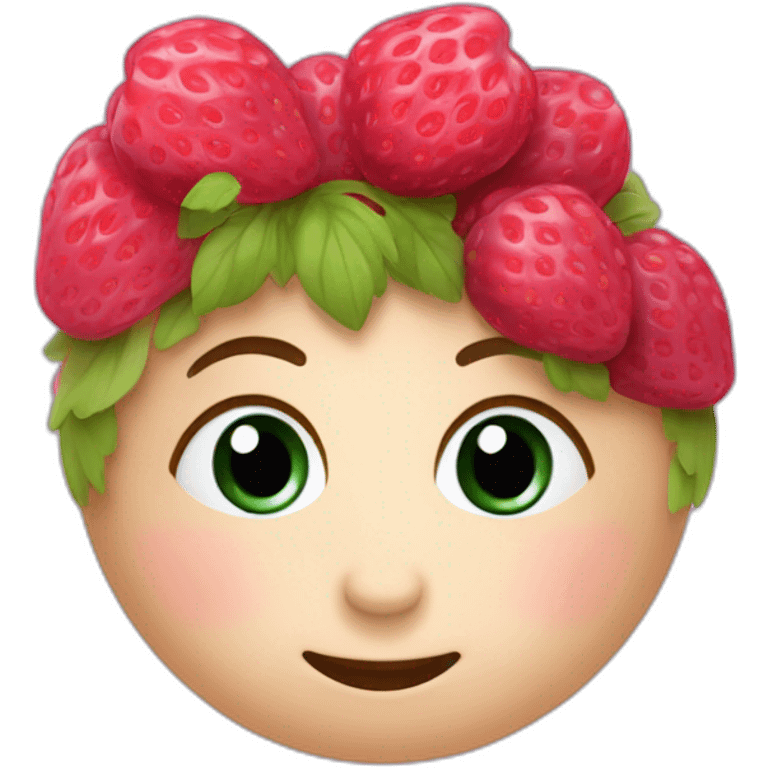 Myrtille fraise et framboise emoji