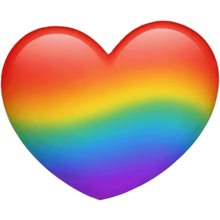 Rainbow heart emoji