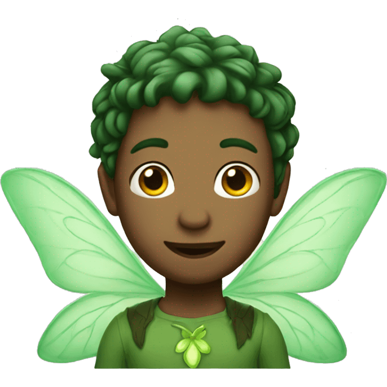 male fairy green emoji