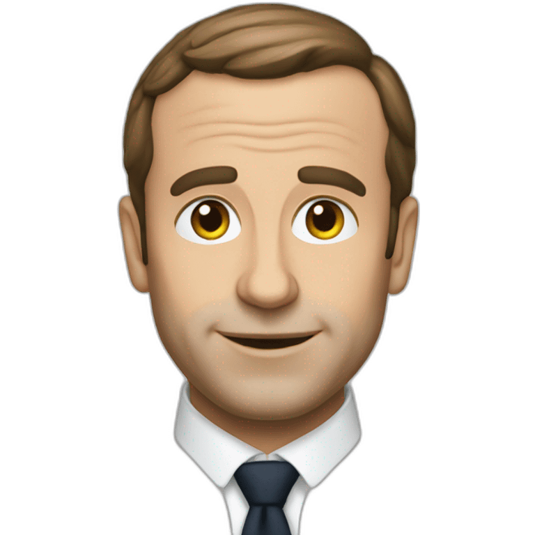 Macron bouré emoji