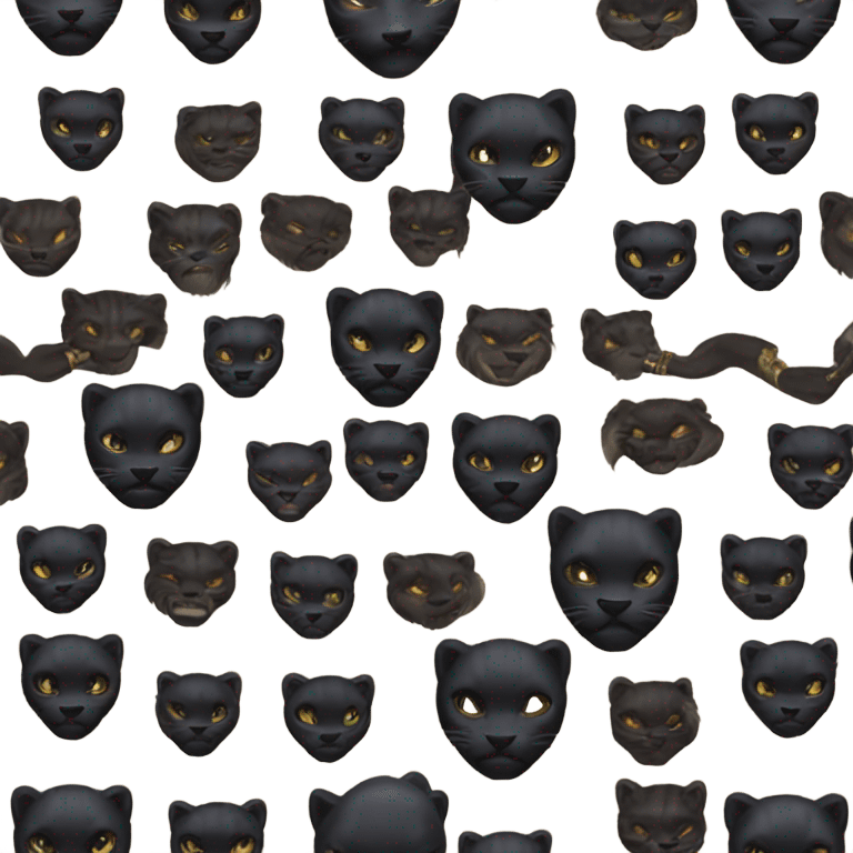 1980s black panther  emoji