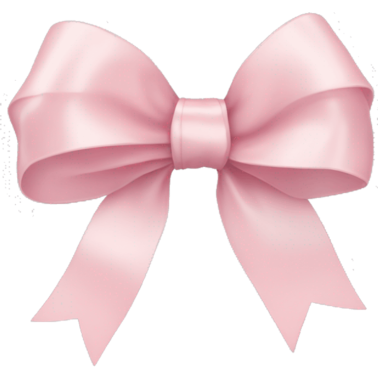 Light pink thin ribbon bow emoji