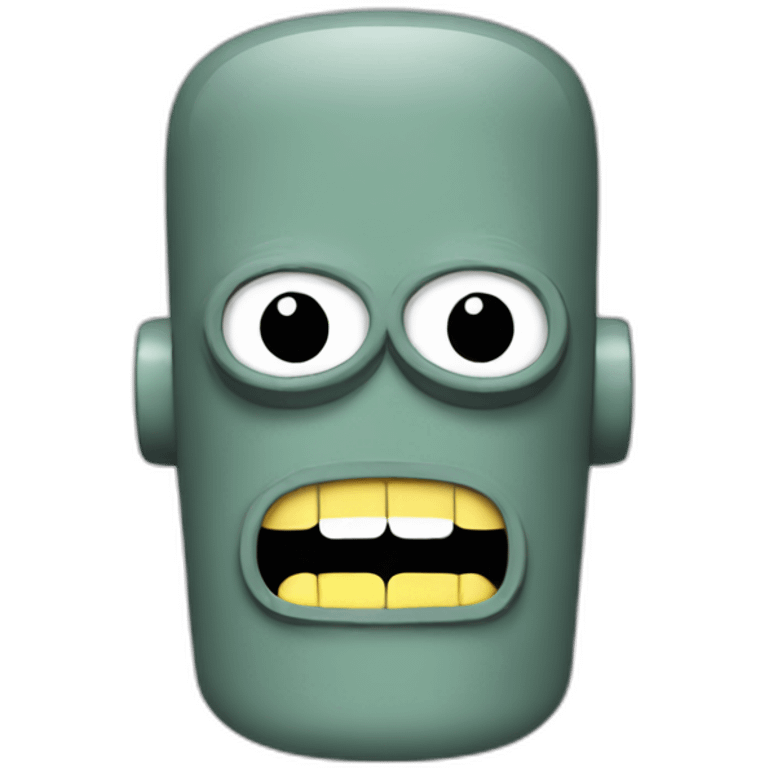 Bender from Futurama emoji