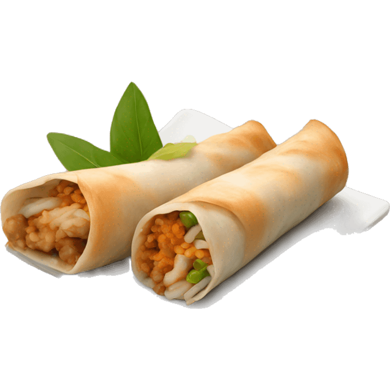 spring rolls  emoji