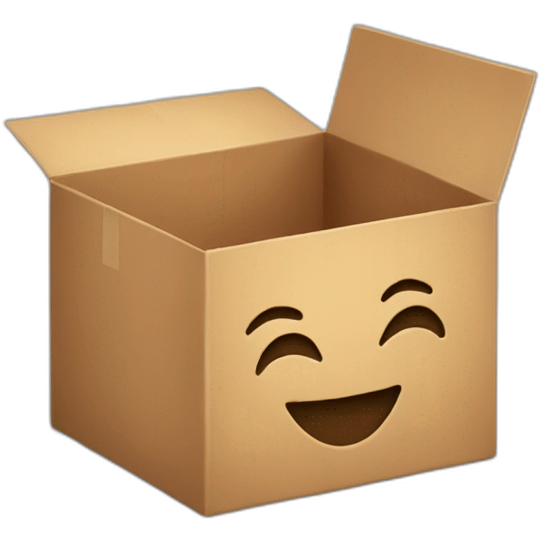 box with smile emoji