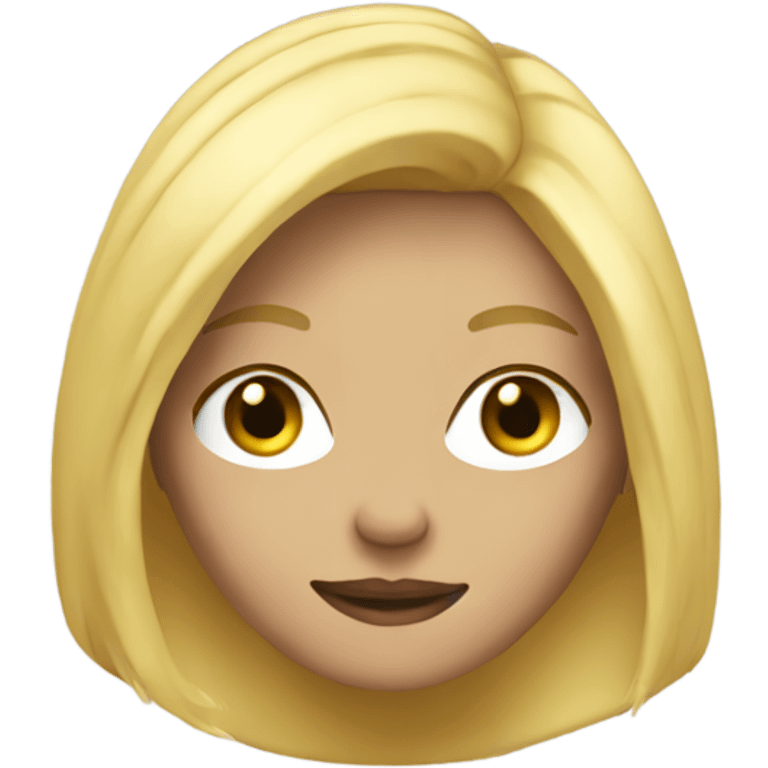 blonde girl emoji