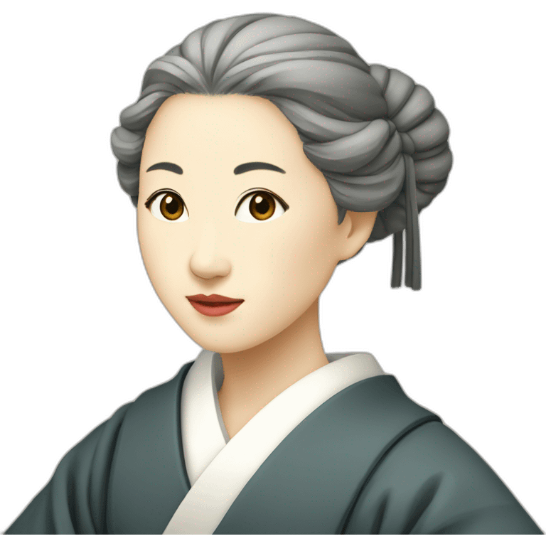 female-scholar-in-the-Heian-era emoji