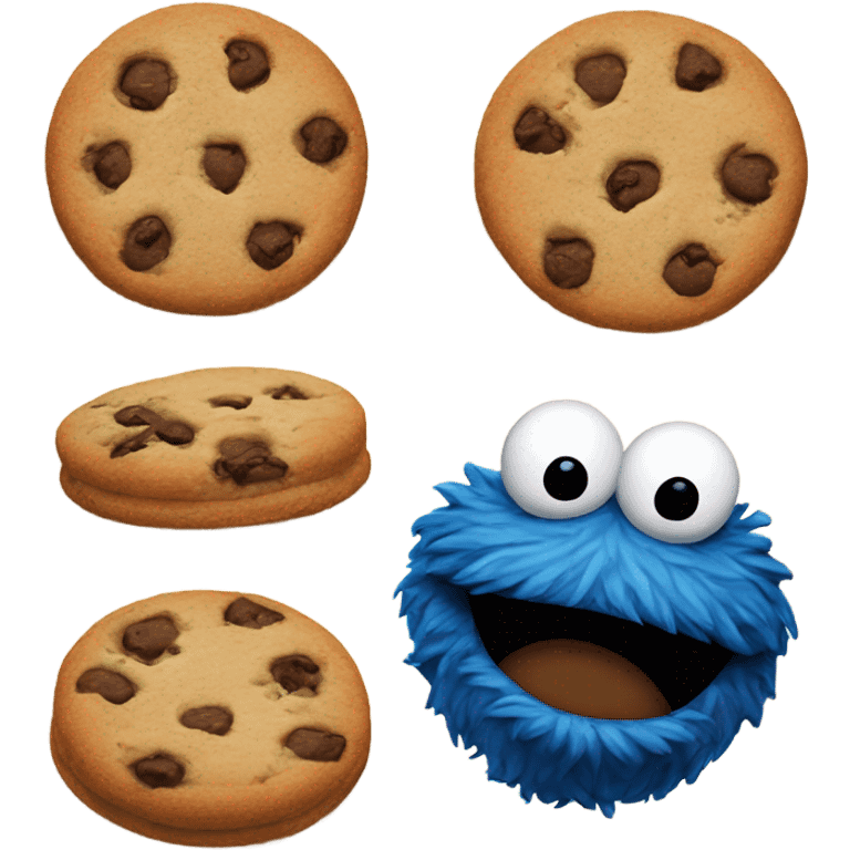 cookie monster emoji