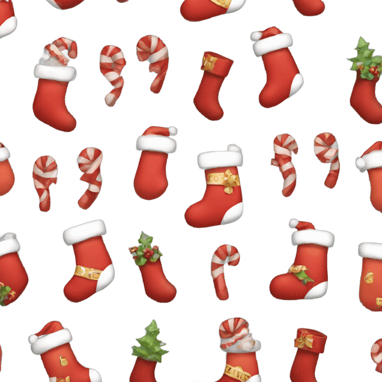 Christmas stocking emoji