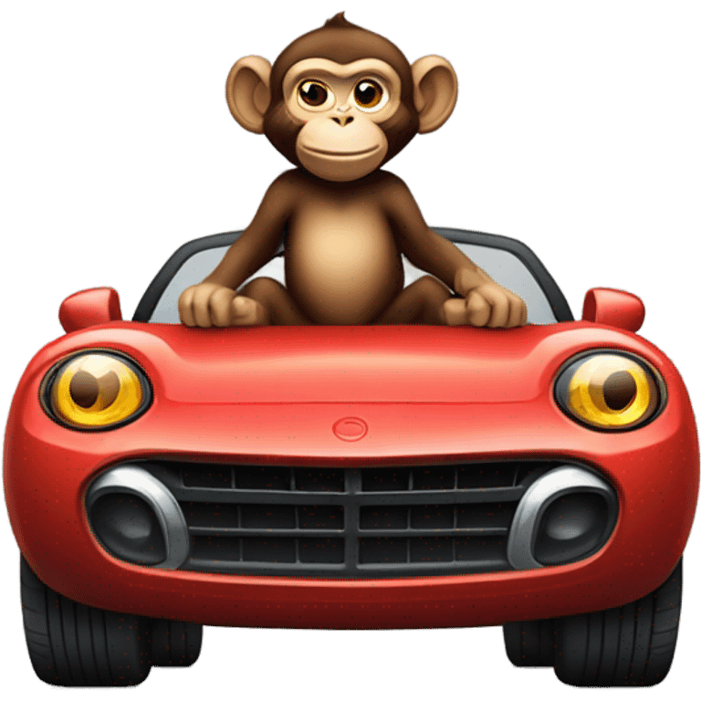 monkey in a hellcat emoji