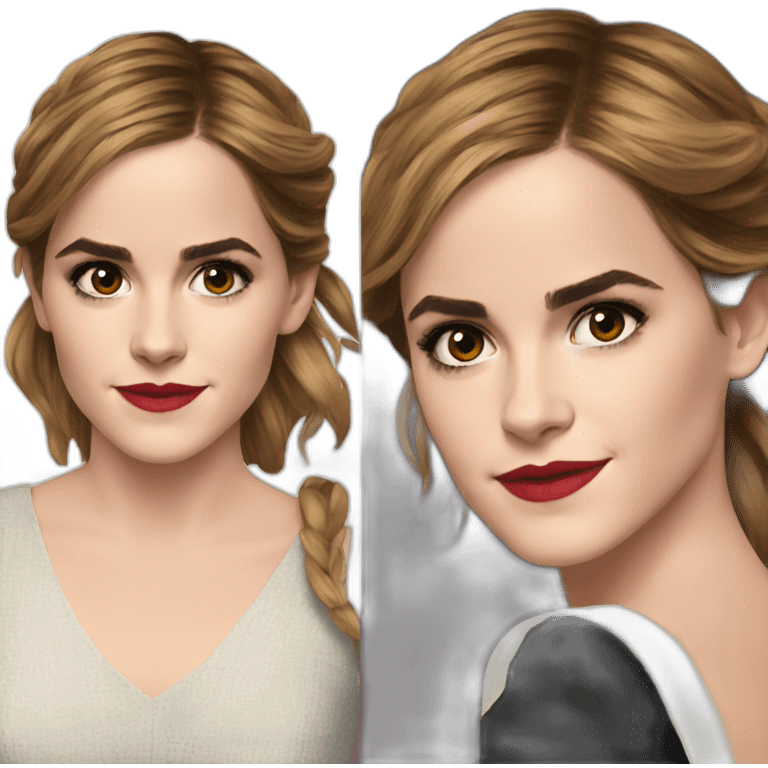 Emma Watson at party emoji