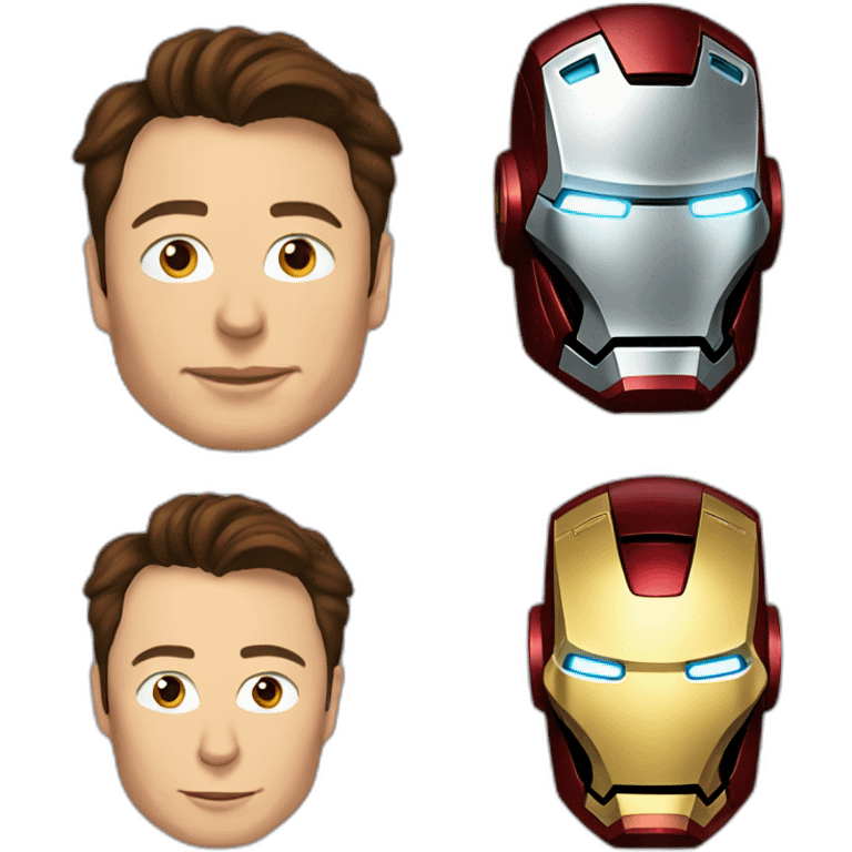 Elon musk as ironman emoji