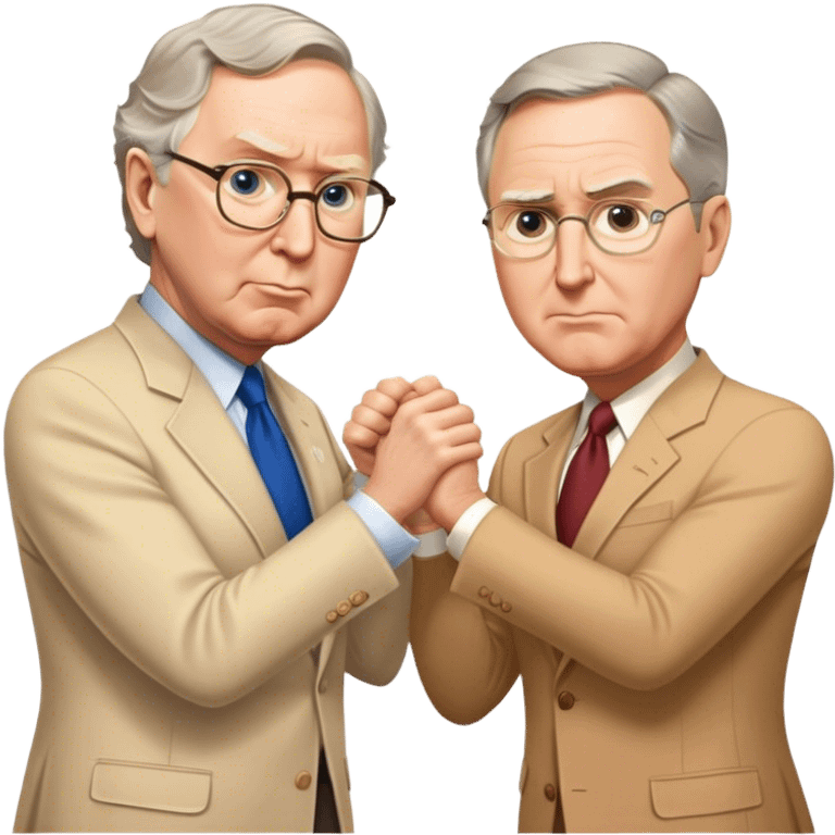 McConnell fighting Schumer  emoji