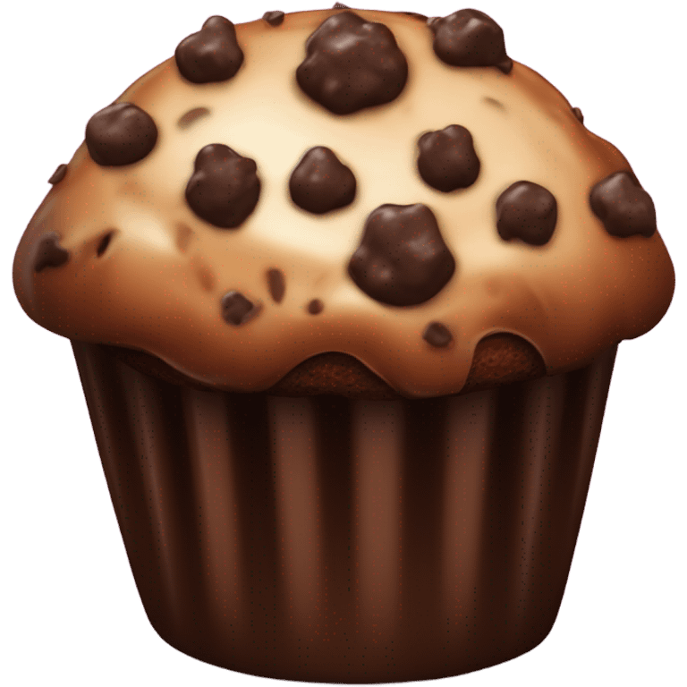 Muffin chocolate emoji