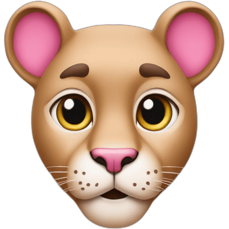 The pink panther emoji