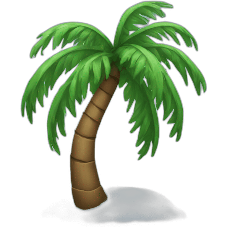 palmtree in winter emoji