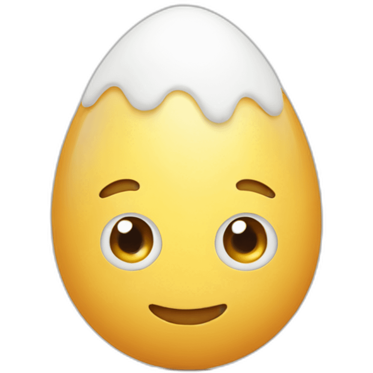 egg on head emoji