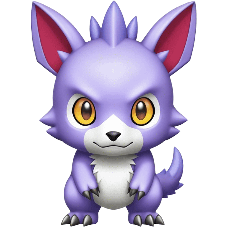 cute kawaii cool edgy Digimon-Fakemon-animal full body emoji