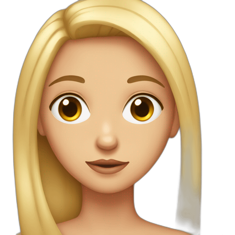 Fille qui se regardent dans les yeux emoji