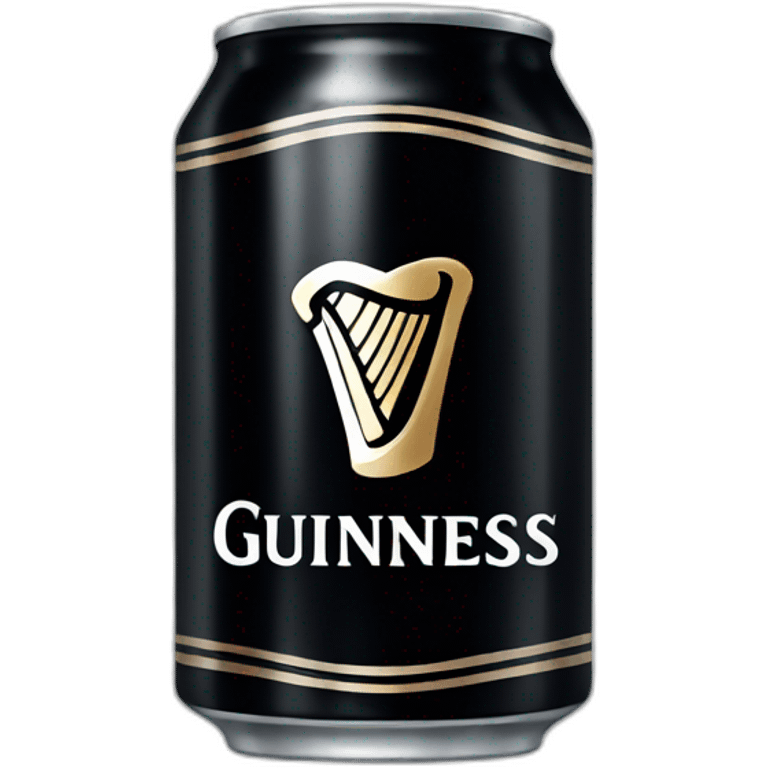 Guinness beer can emoji