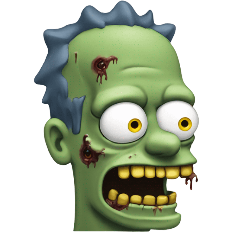 Zombie simpsons emoji