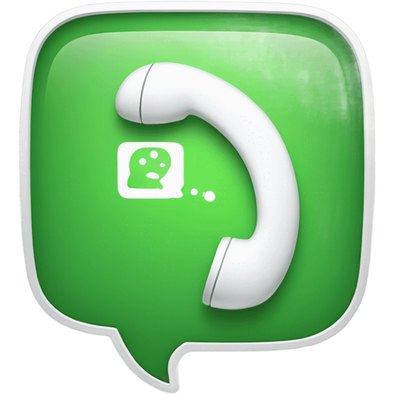 whatsapp logo emoji