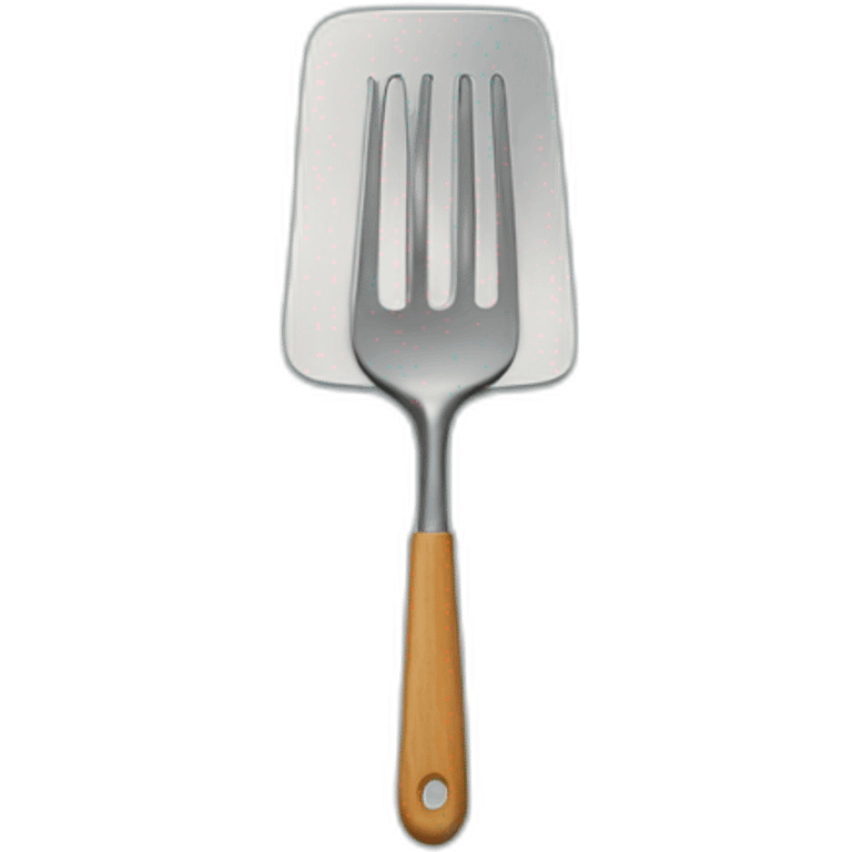 hand holding spatula emoji