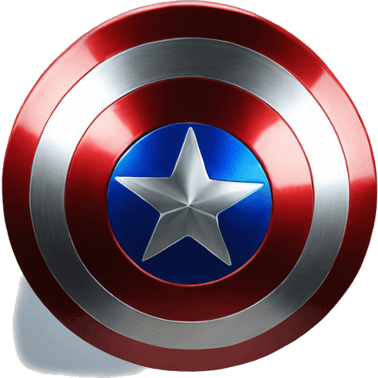 Captain America shield emoji