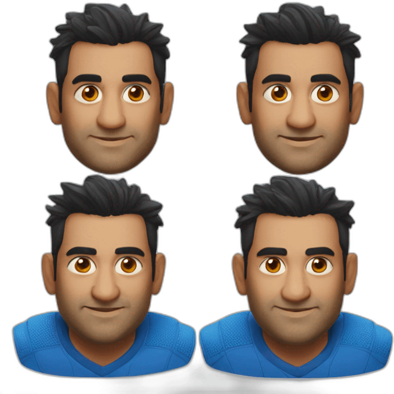 Ms Dhoni  emoji