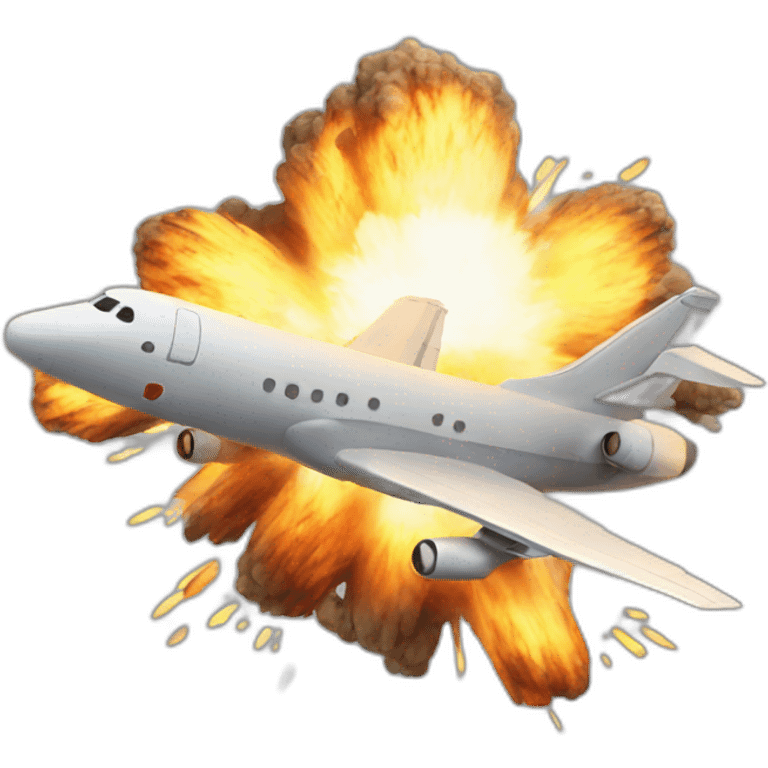 avion explosion emoji