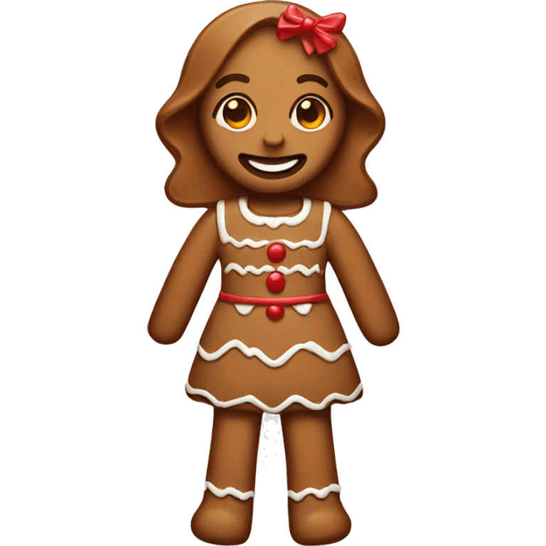 Gingerbread girl  emoji