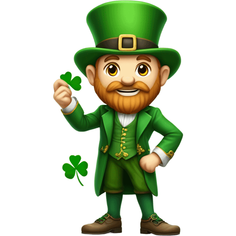 Fighting Irish leprechaun emoji