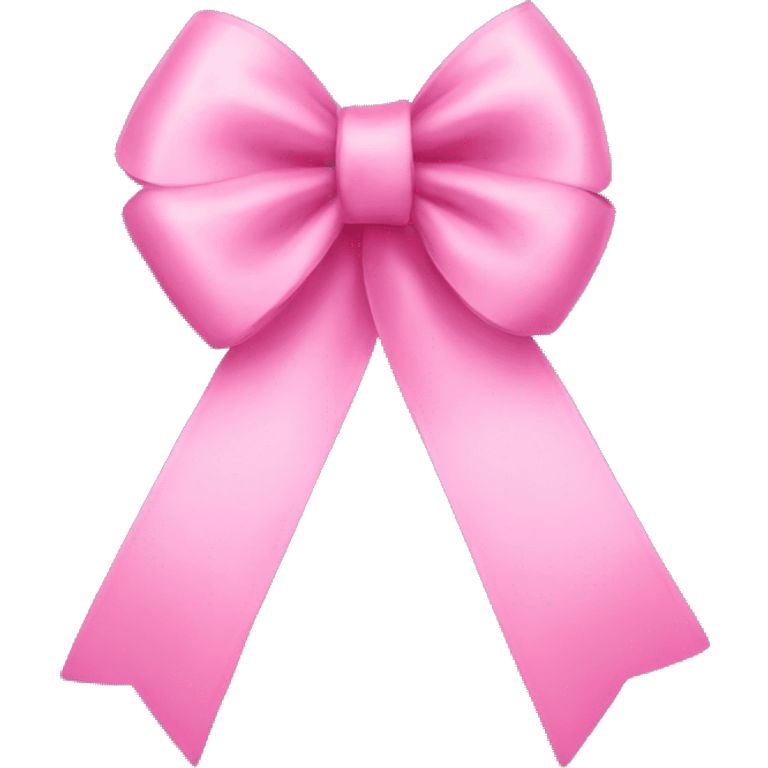 Pink ribbon bow  emoji