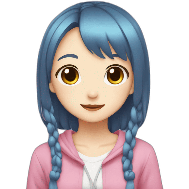 Kawaii anime girl emoji