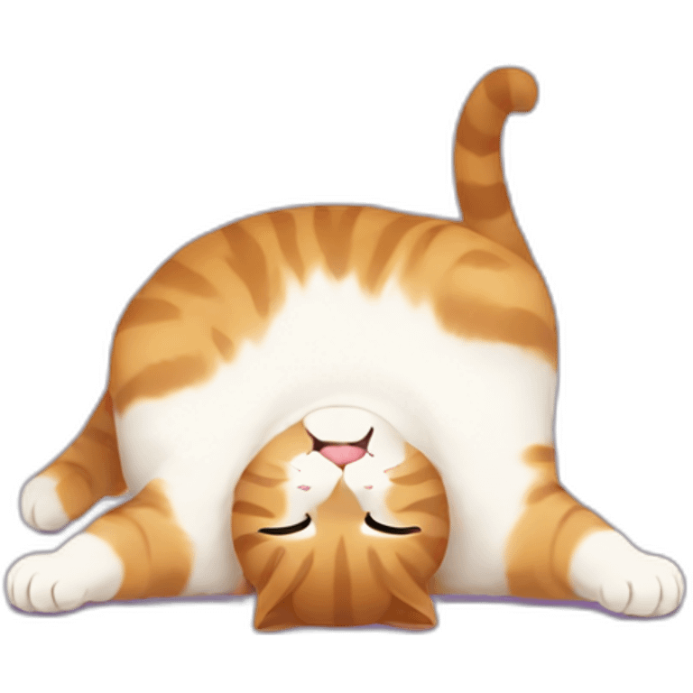 upside down cat emoji