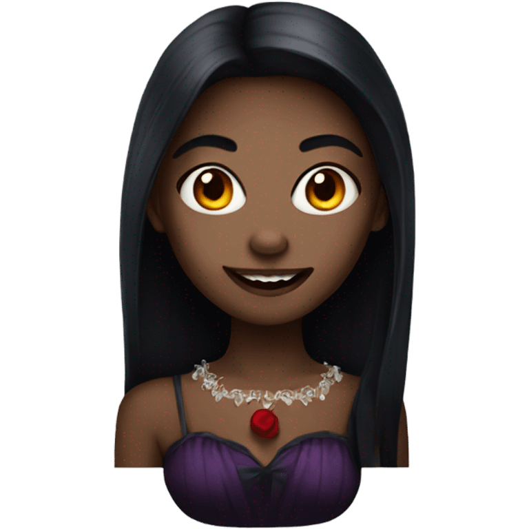 Pretty girl as a vampire  emoji