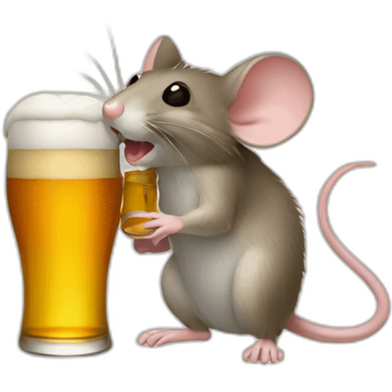 Mouse+Beer emoji