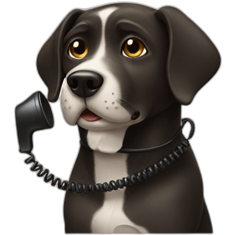 dog-on-the-telephone emoji