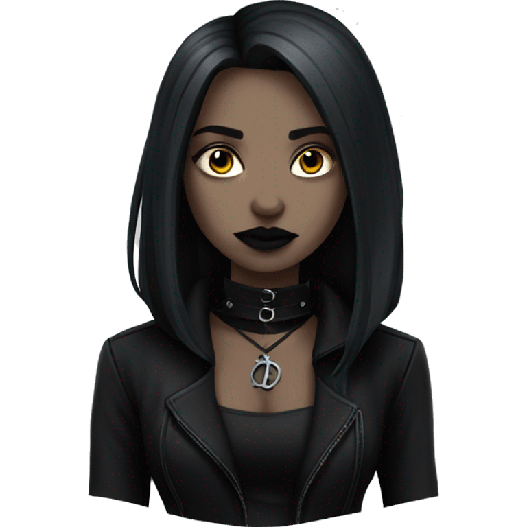 goth girl emoji