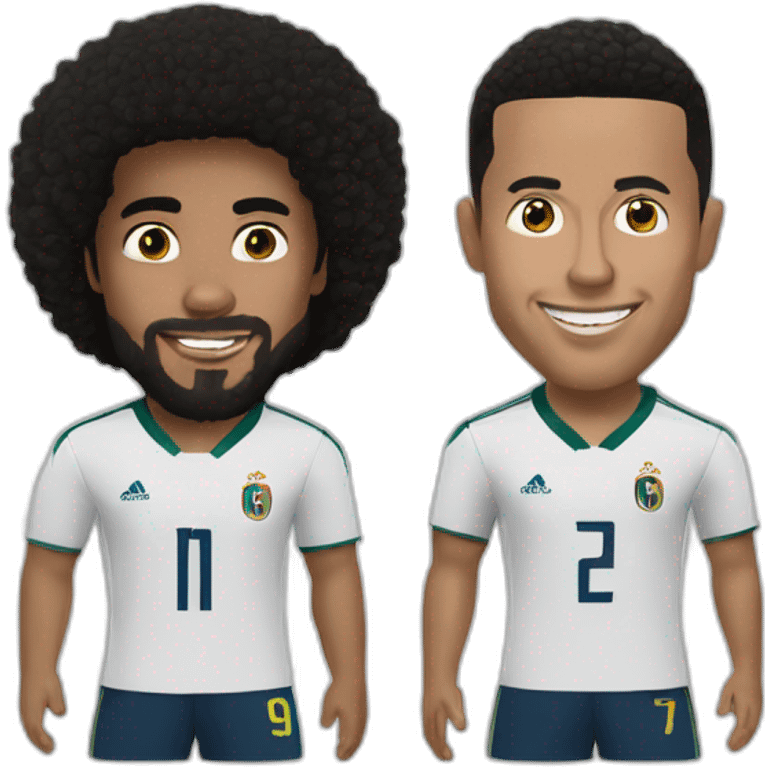 Ronaldo et Marcelo emoji