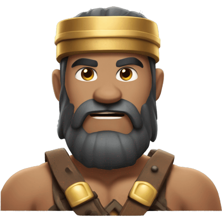 man that looks like barbarian from clash of clans emoji